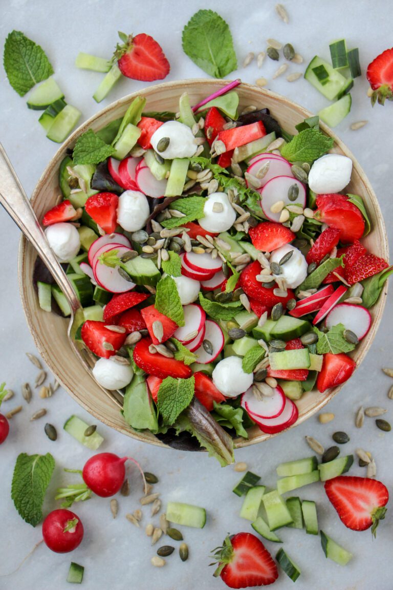 Gezonde salades met weinig calorieën