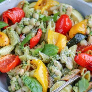 Makkelijke vegetarische recepten avondeten vegetarische pasta pesto met groenten