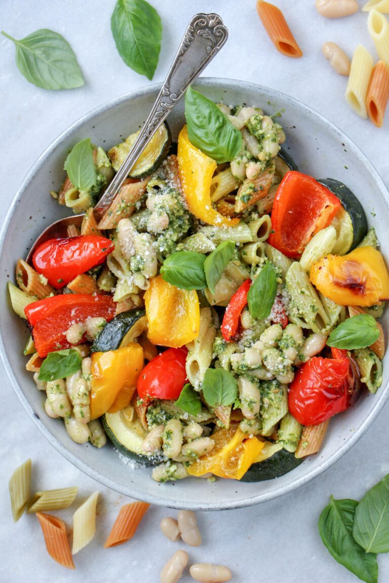 Makkelijke vegetarische recepten avondeten vegetarische pasta pesto met groenten