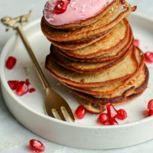 Pannenkoekjes van banaan en appelmoes