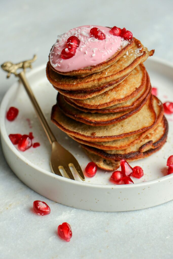 Pannenkoekjes van banaan en appelmoes
