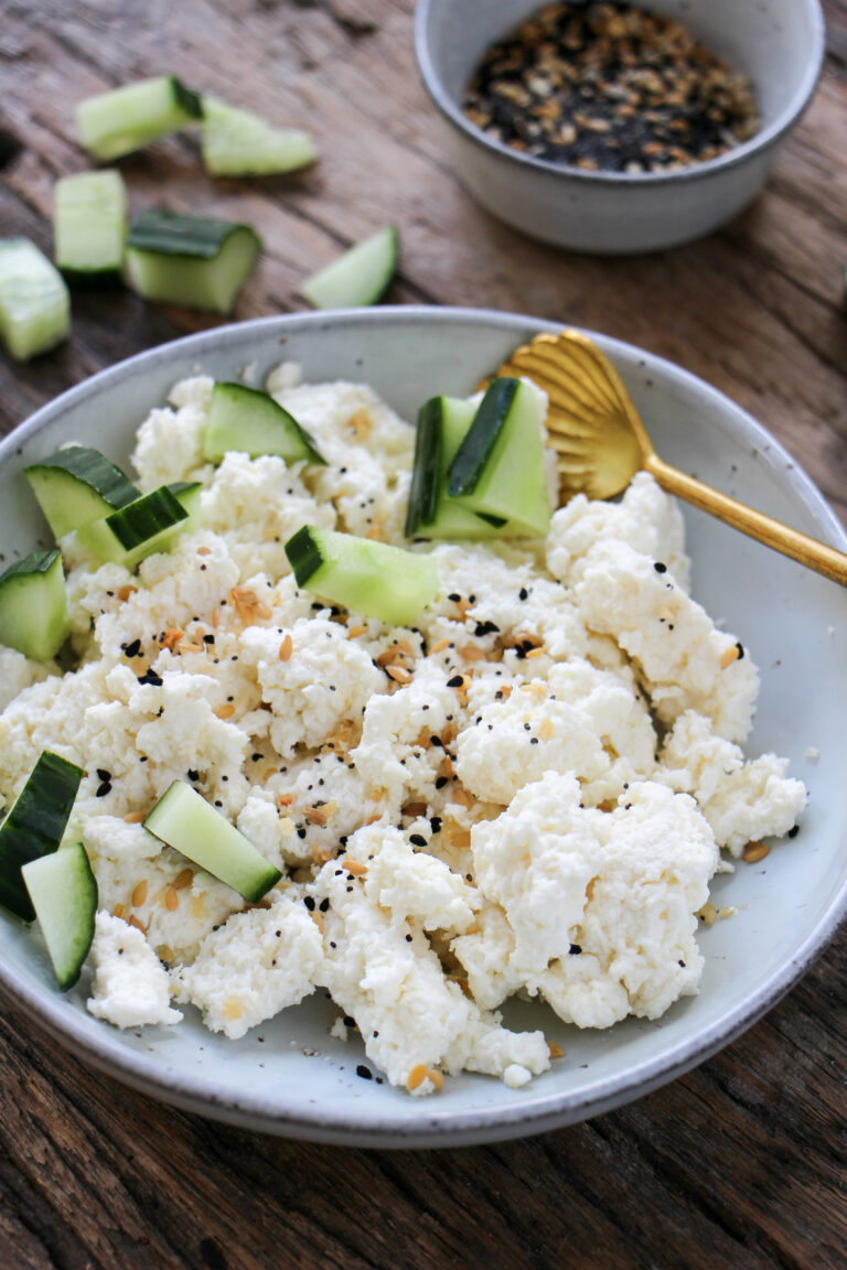 Zelf cottage cheese maken 2