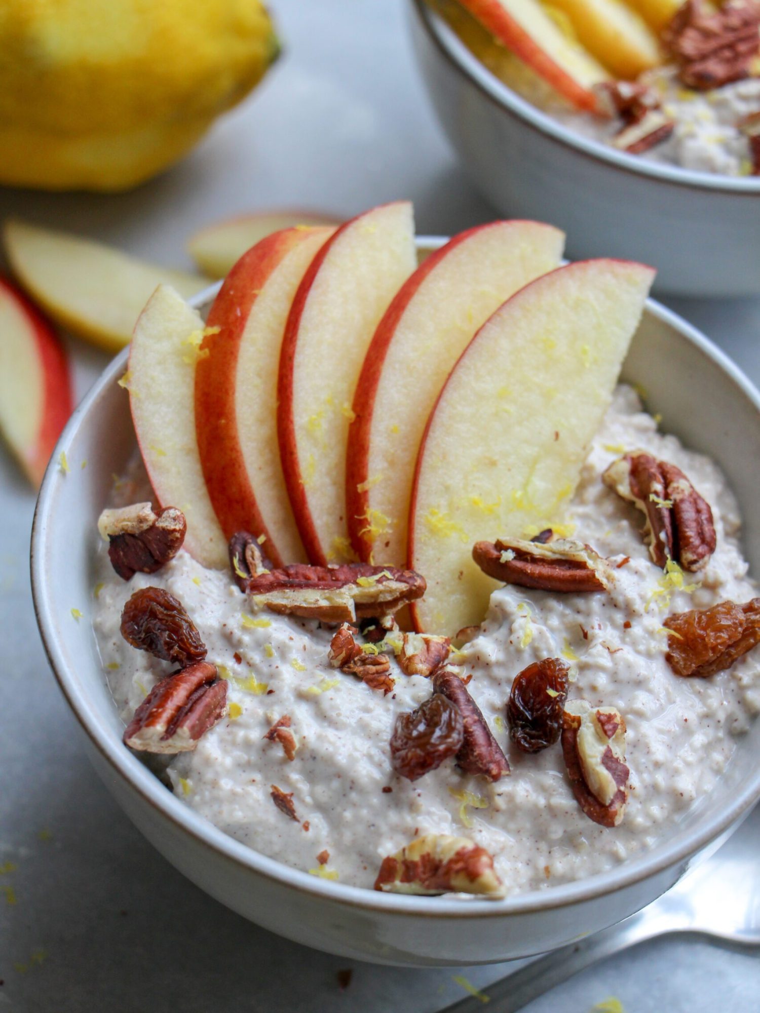 Appeltaart havermout ontbijt