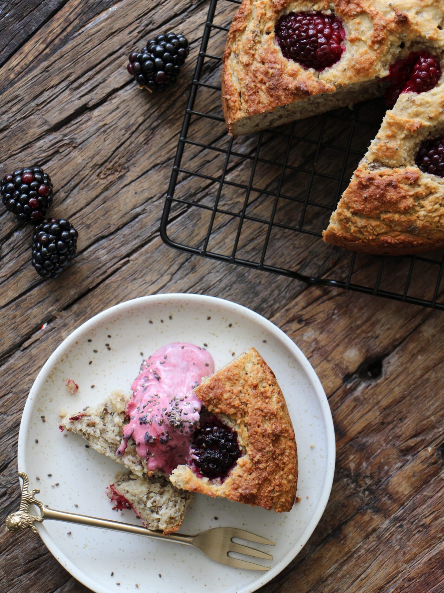 Bananen chia limoen cake