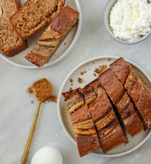 Bananenbrood met cottage cheese