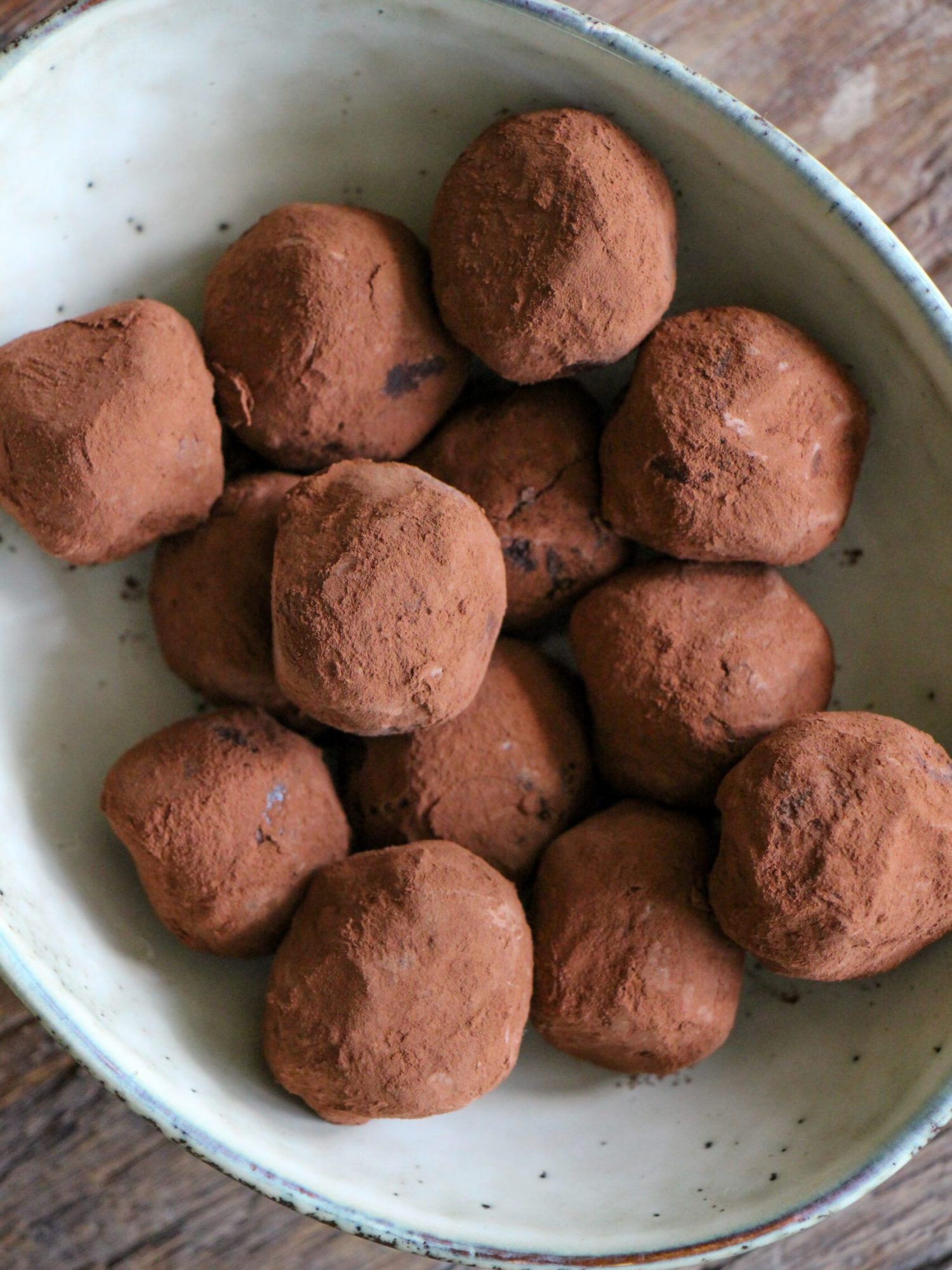 Chocolade truffels van Griekse yoghurt