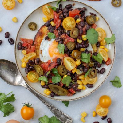 Makkelijke vegetarische recepten avondeten Gebakken wraps met zwarte bonen tomaten vulling