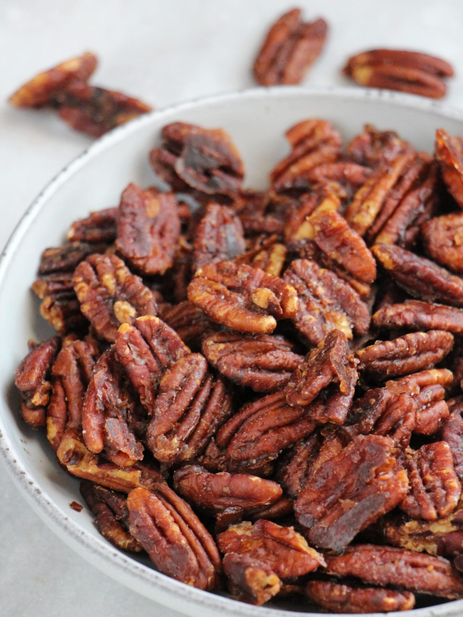 Gekarameliseerde pecannoten maken