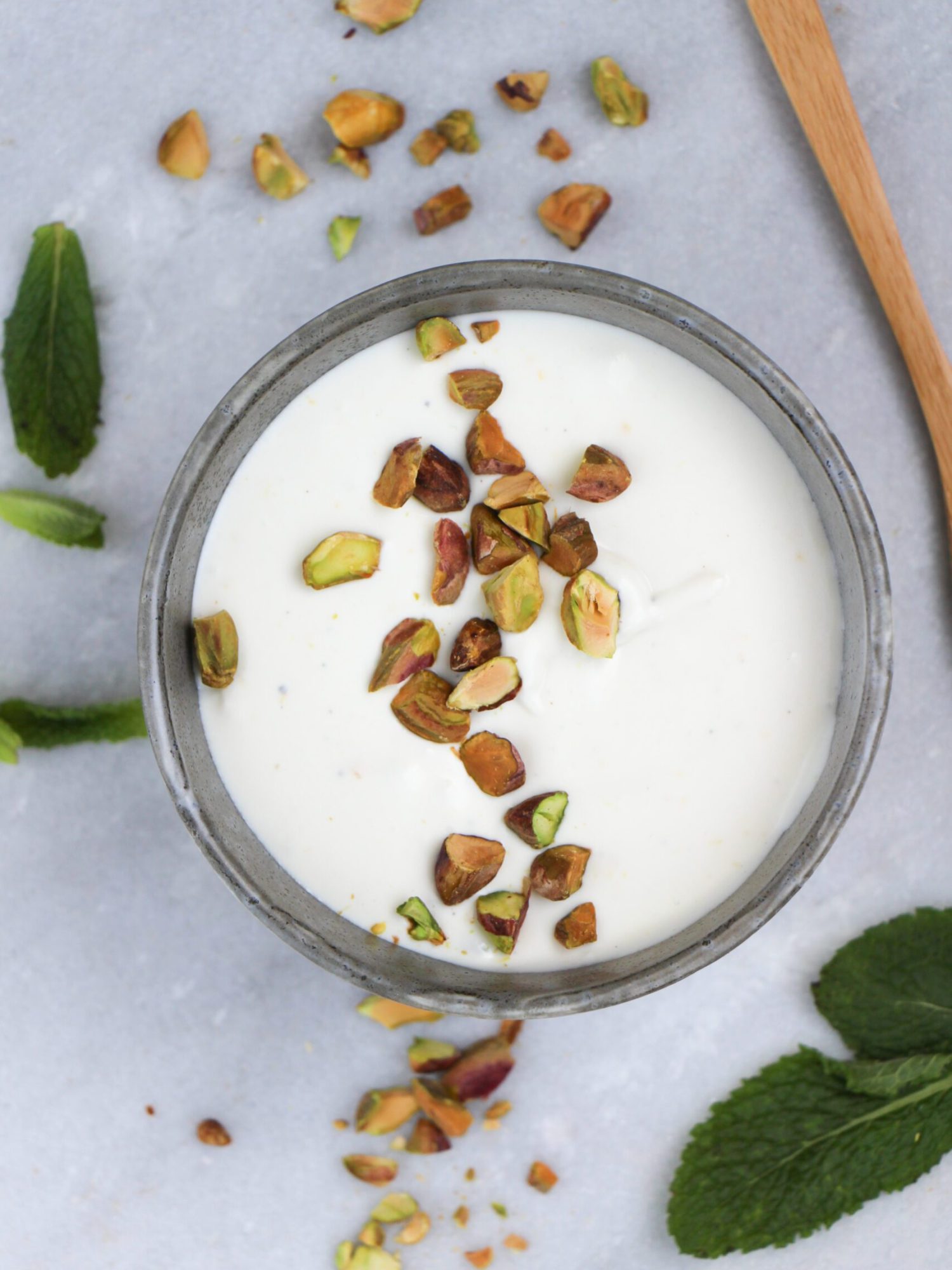 Geitenkaas citroen yoghurt dip