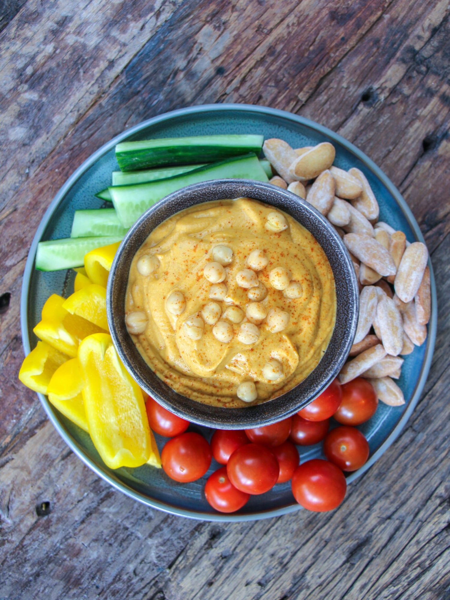 Vegan kaas pompoen dip