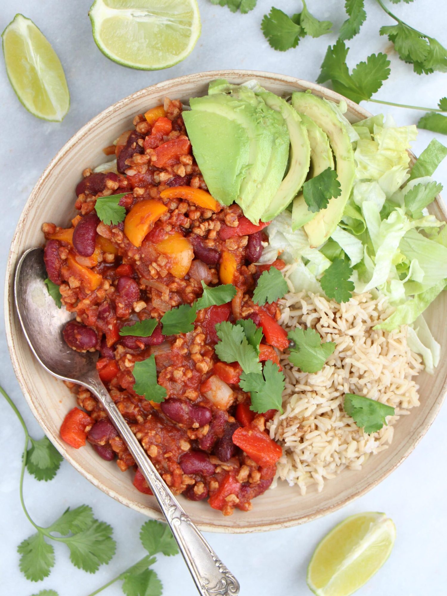 Lekkerste chili con carne met rijst vegetarisch Makkelijke vegetarische recepten avondeten