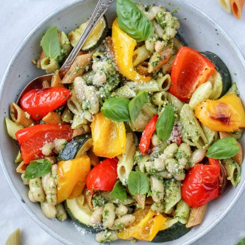 Makkelijke vegetarische recepten avondeten vegetarische pasta pesto met groenten