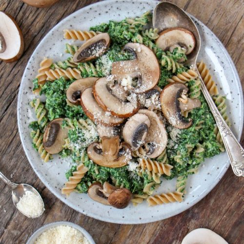 Makkelijke vegetarische recepten pasta met diepvries spinazie en ricotta