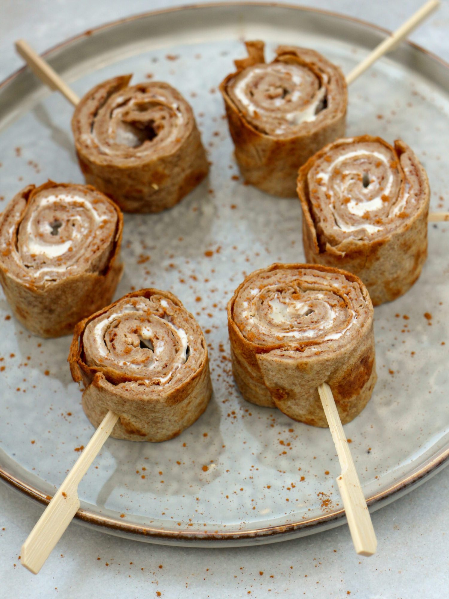 Pannenkoeken wrap met roomkaas
