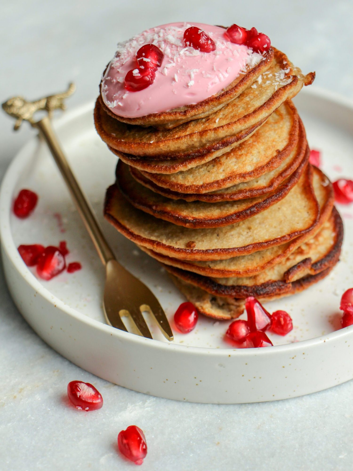 Pannenkoekjes van banaan en appelmoes