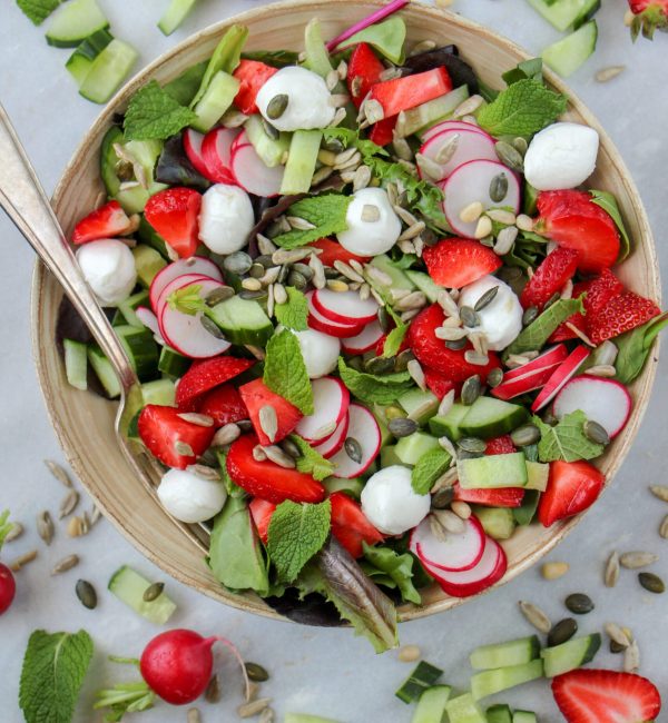 gezonde salades met weinig calorieën