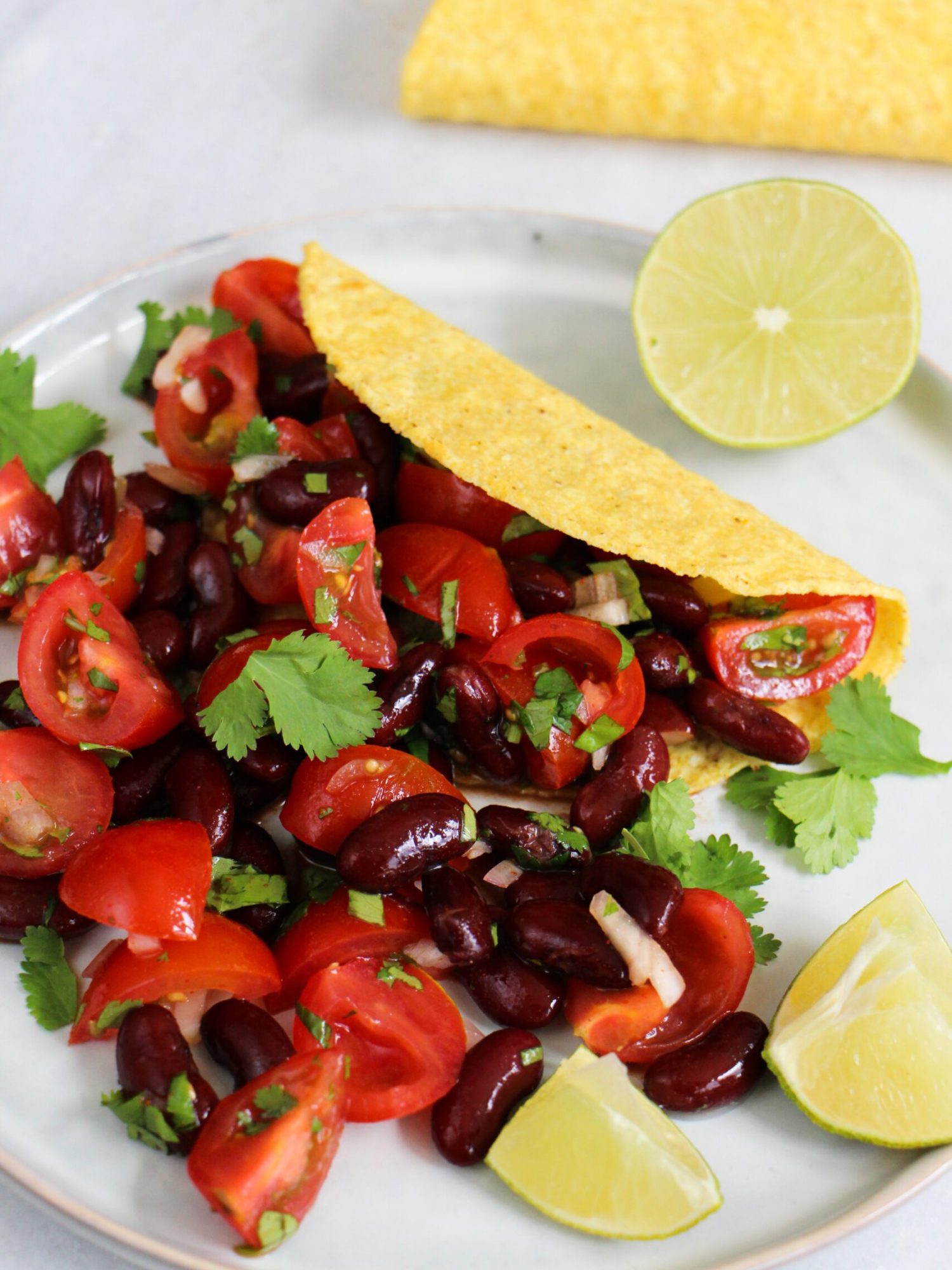 Taco's met kidneybonensalsa