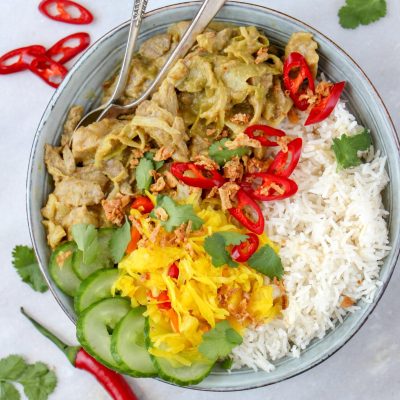 Vegetarische rendang van spitskool en oesterzwammen makkelijke vegetarische recepten avondeten