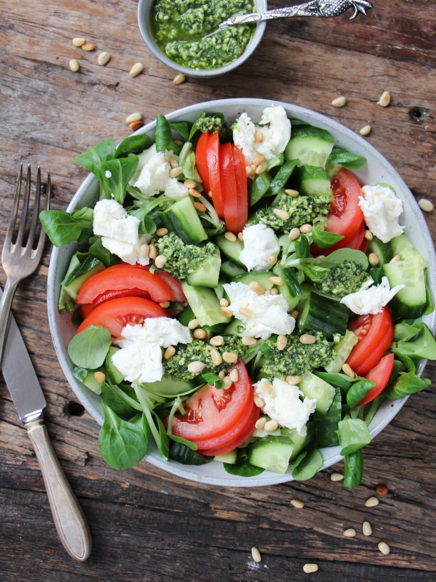 gezonde salades met weinig calorieën