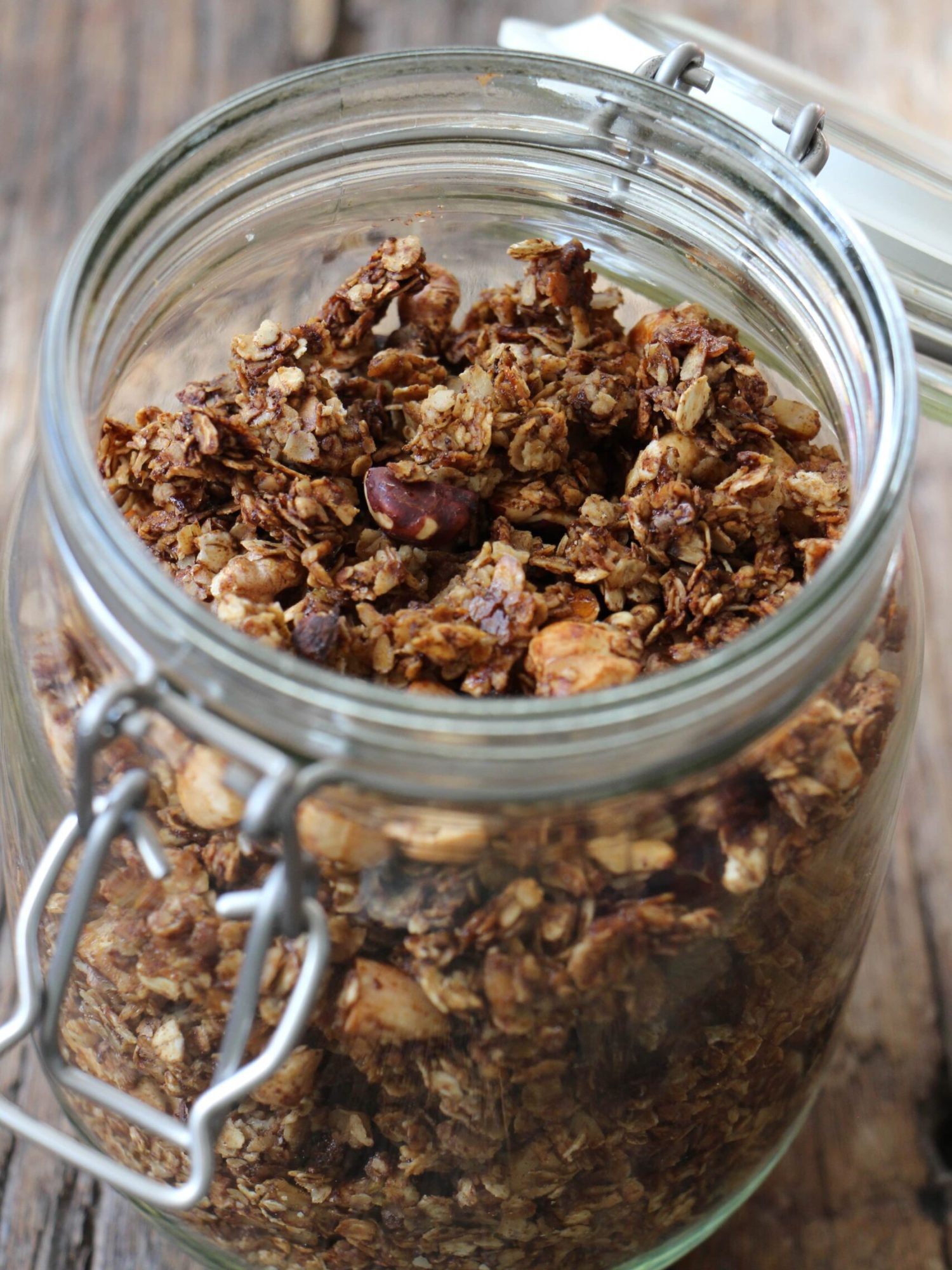 havermout granola recept met noten
